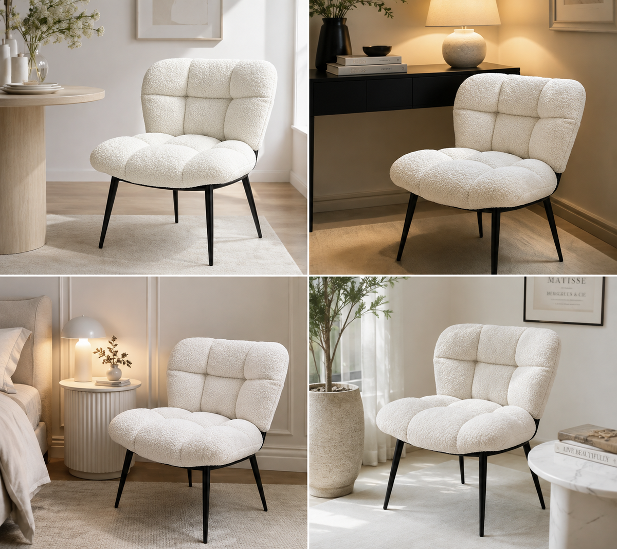 Quilted Cloud Dining Chair - Where Luxury Meets Everyday Comfort