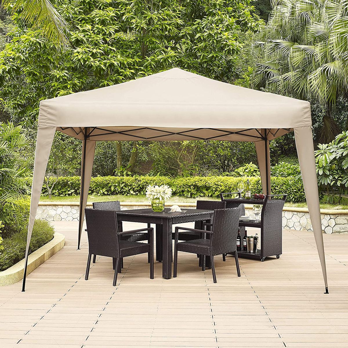 Pop-Up Garden Pergola Sunshade Gazebo 3x3m