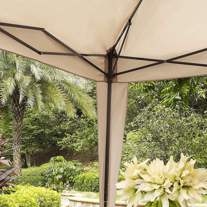 Pop-Up Garden Pergola Sunshade Gazebo 3x3m